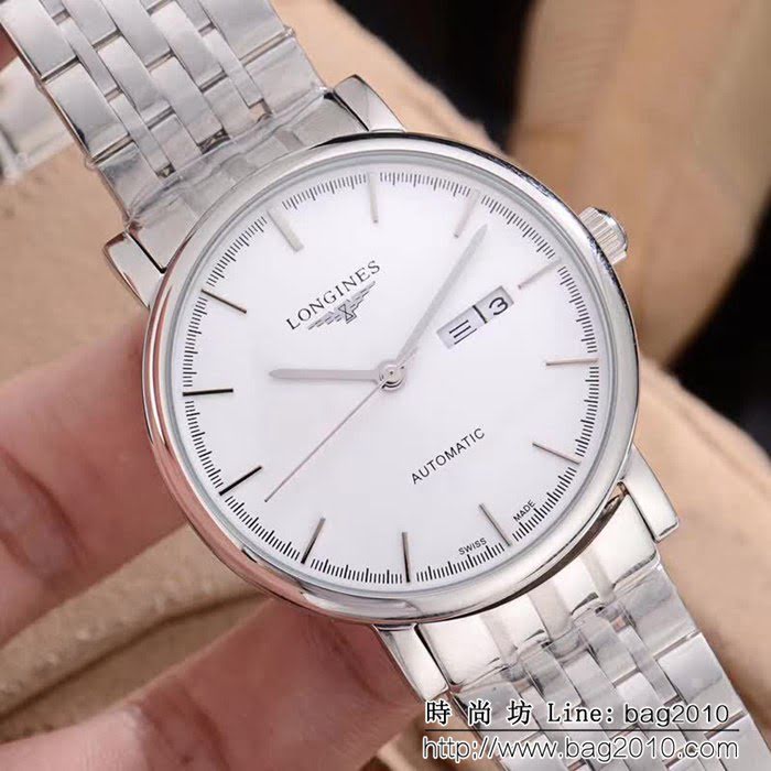 LONGINES浪琴 經典大三針 全自動機械 精品男士腕表 WSS0989